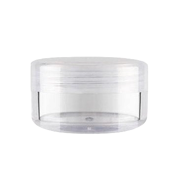 35g Cosmetic Plastic Jar Clear Acrylic Ointment Container with Lid