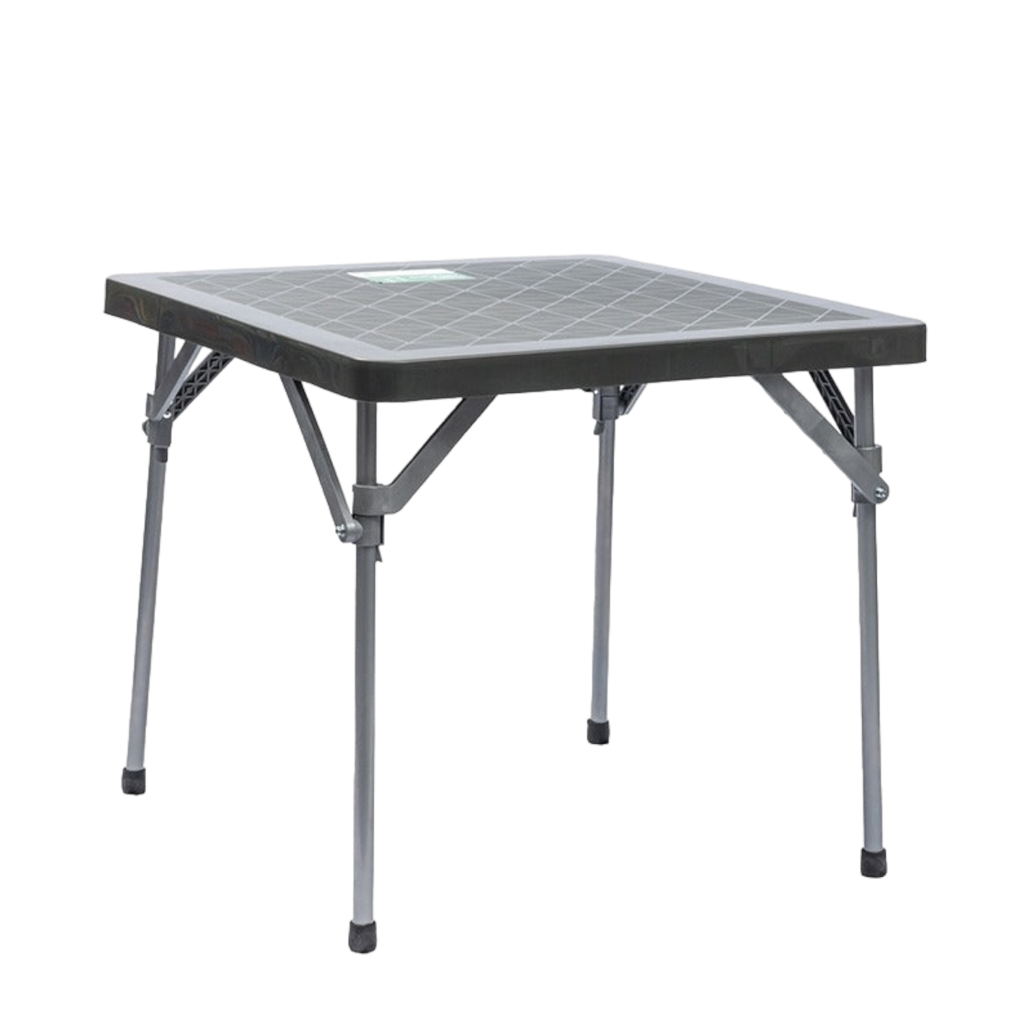 Tia Plastic Collapsible Table Black 4 Seater