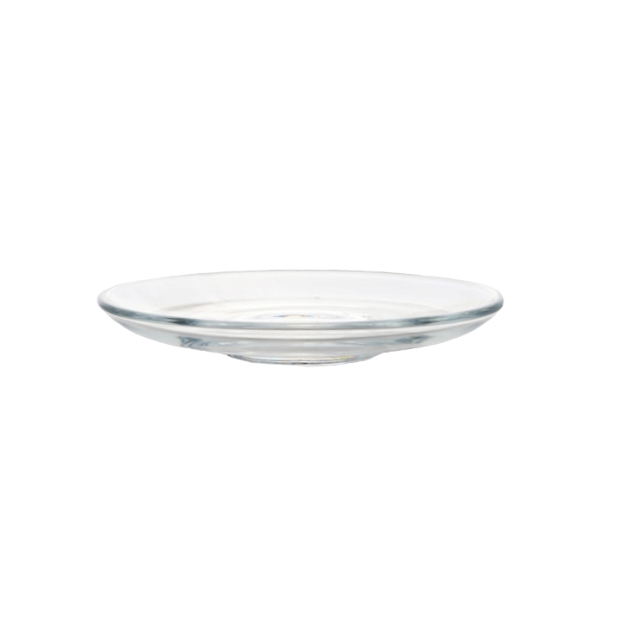 Glass Saucer Clear 10.5cmx2mm Pasabahce