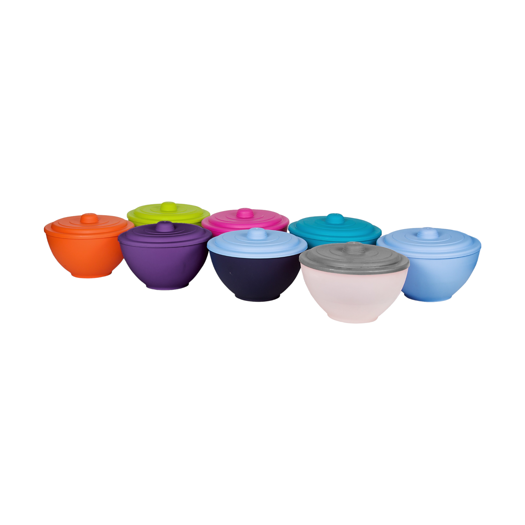 Salad Bowl With Lid Assorted Color Buzz