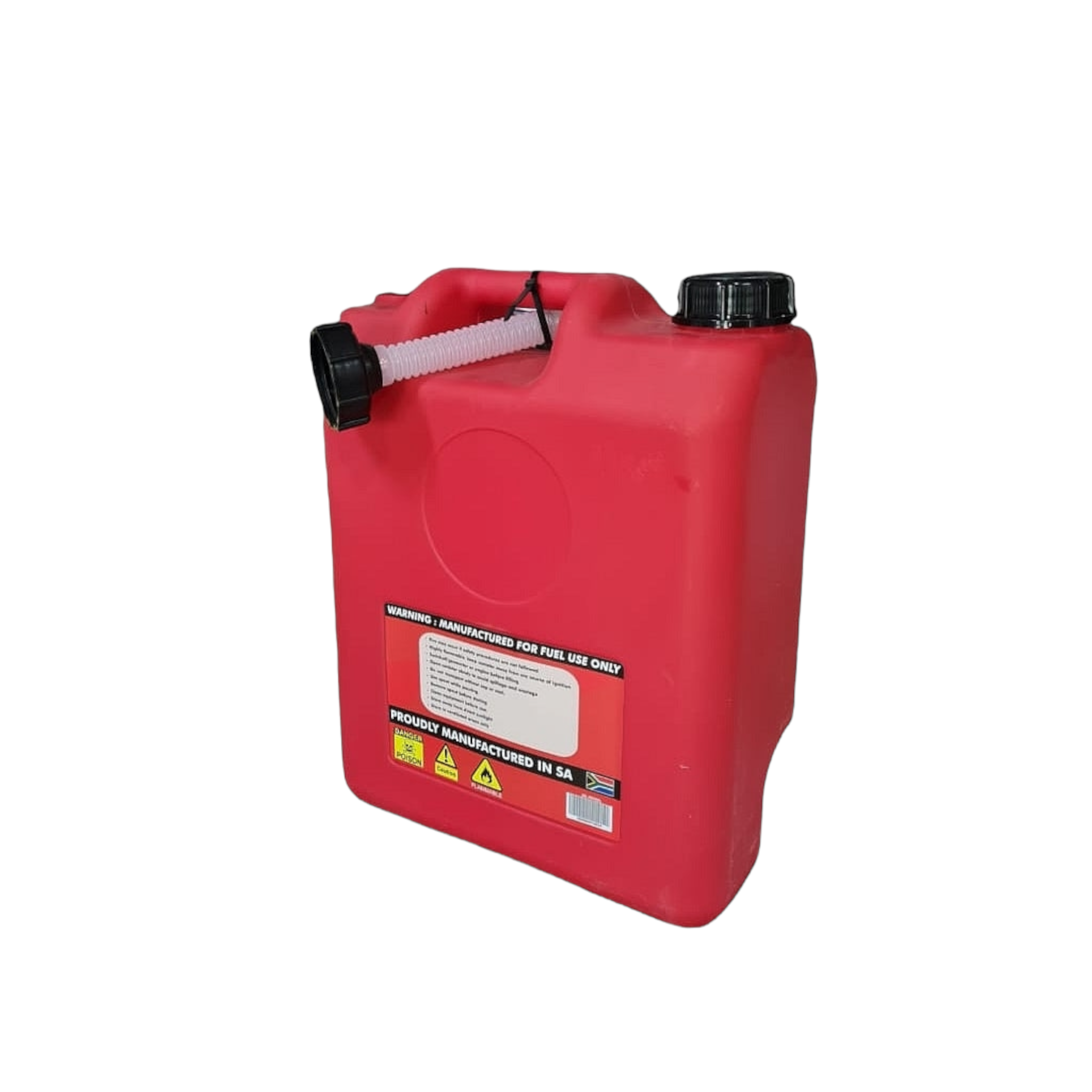 10L Plastic Fuel Jerry Can Petrol Red