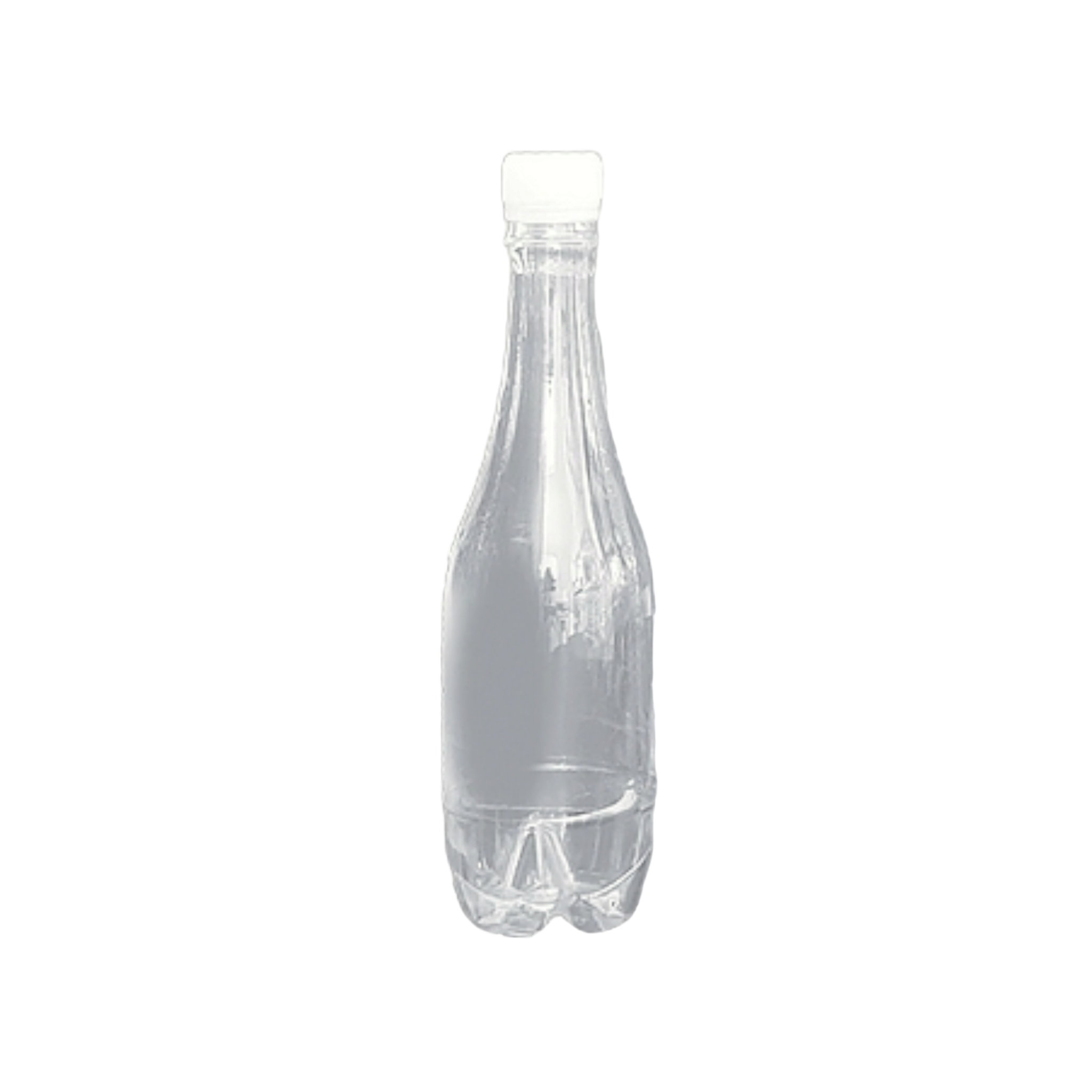 500ml Plastic Teardrop Water Bottle Clear with Lid BOT121