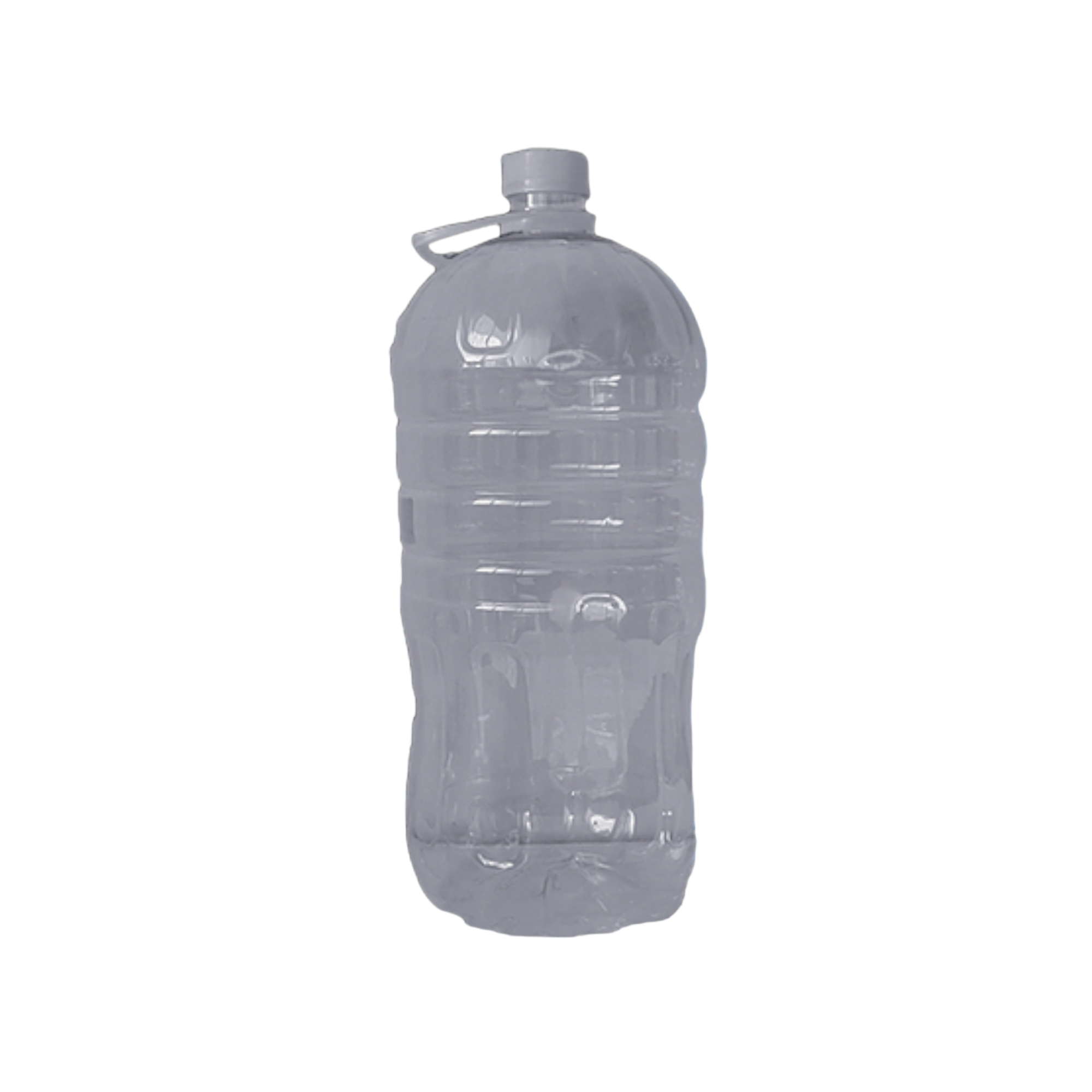 10L Plastic Water Bottle Container Blue with Lid and Tag