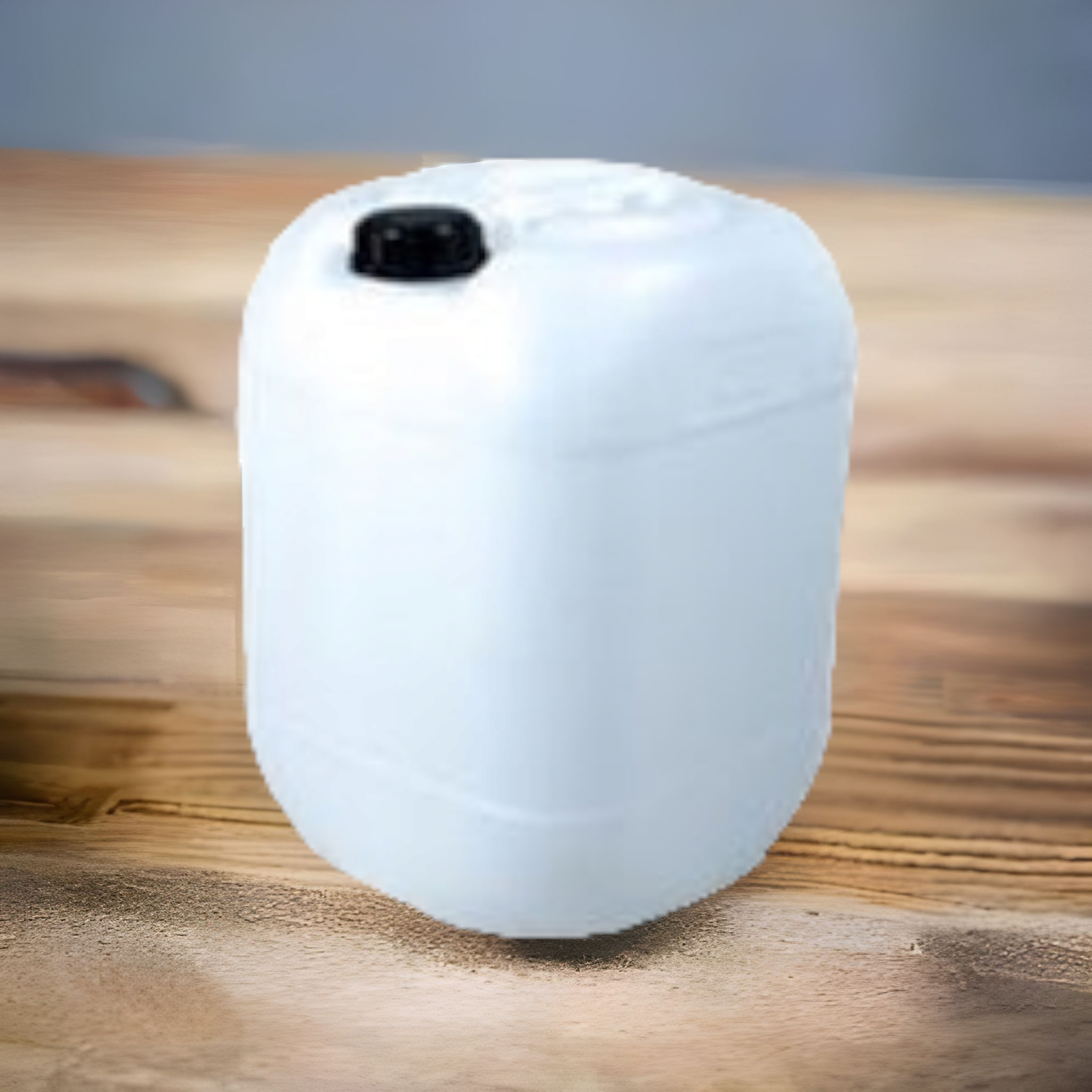 20L Jerry Can 950g Square White - Poly Can Water Container