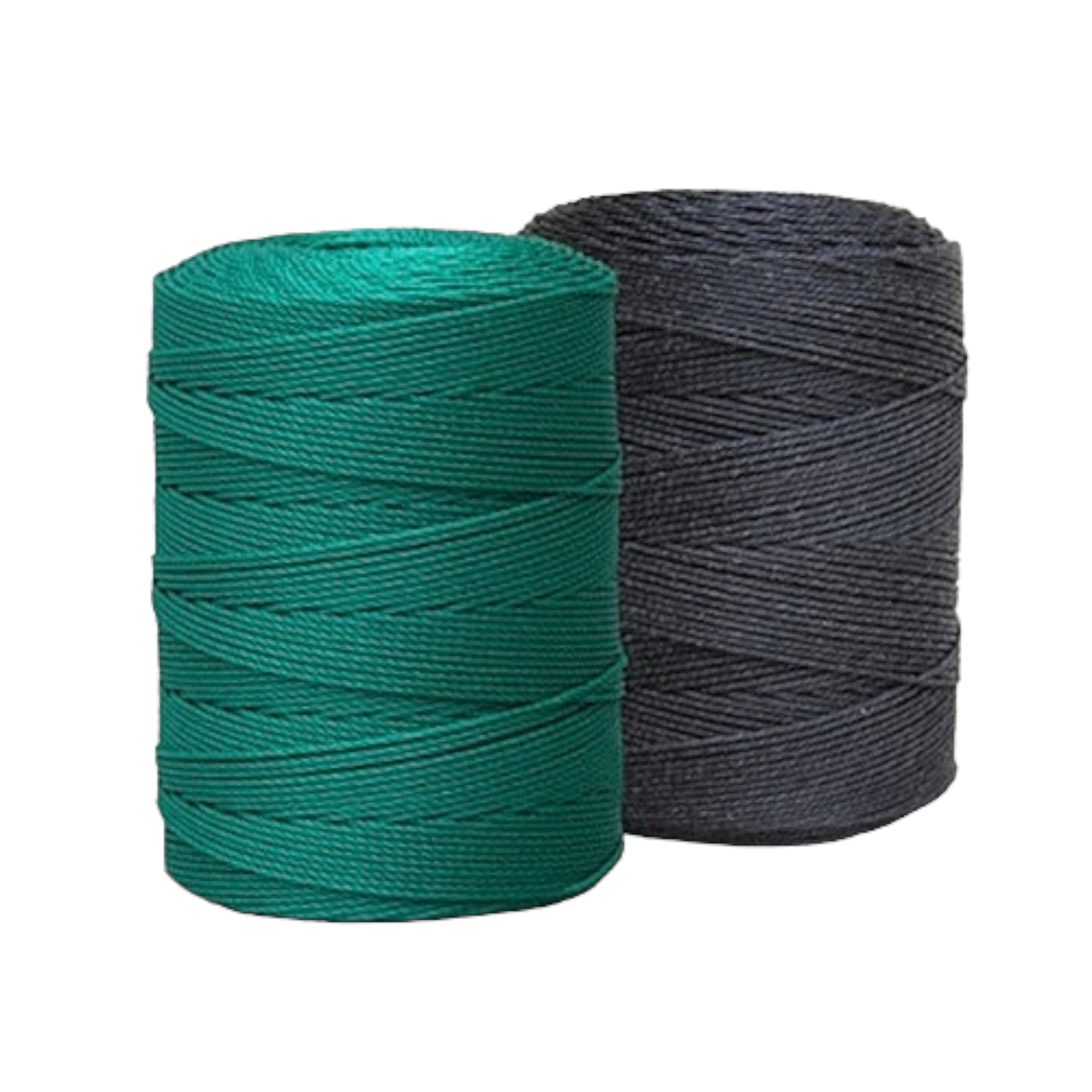 Lacing Cord Green Black 400m Roll