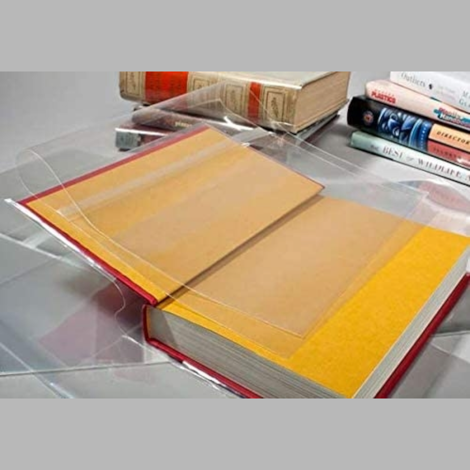 Slip on Book Covers A5 22x31cm 50microns 25pack