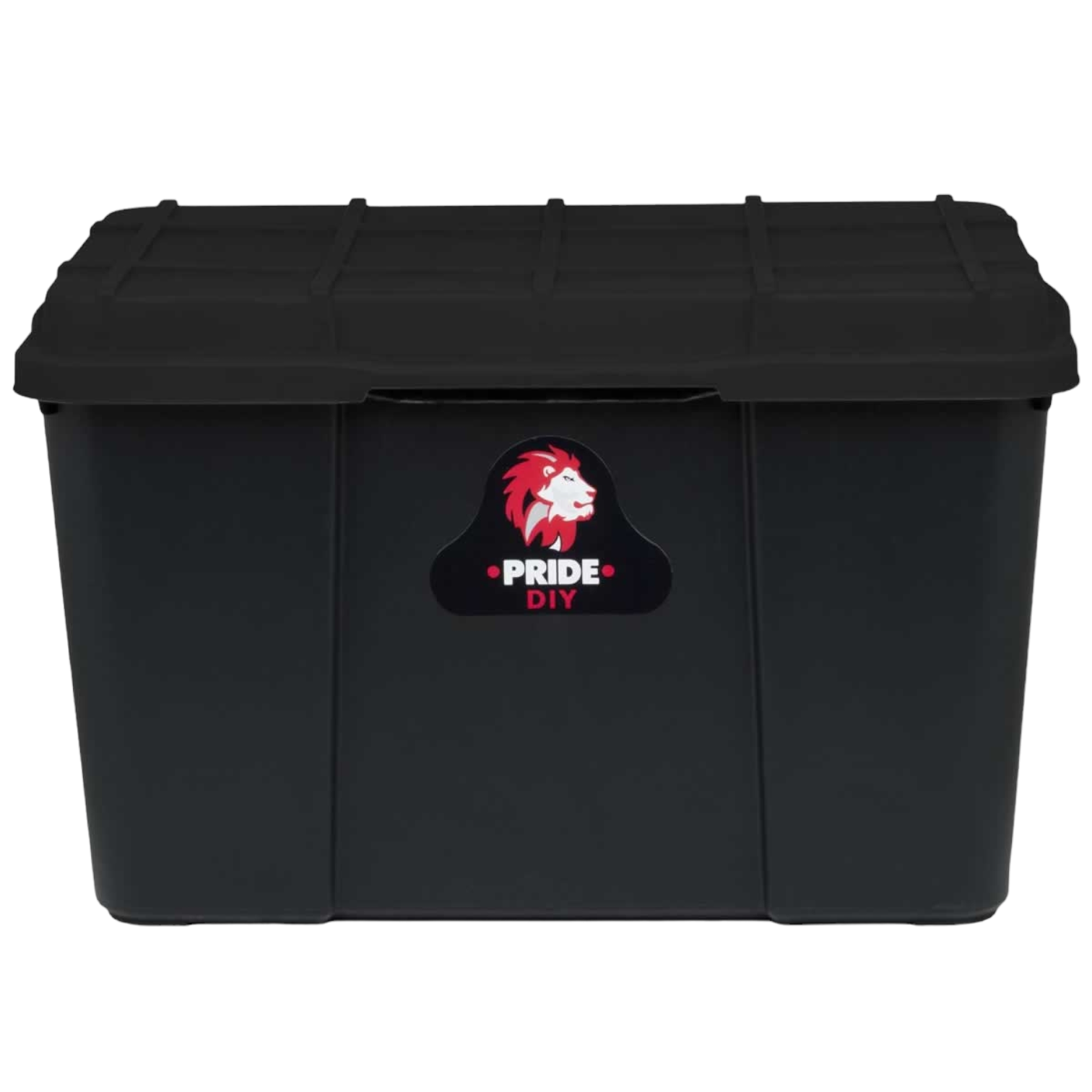 65L Pride Plastic Storage Utility Box Black Buzz