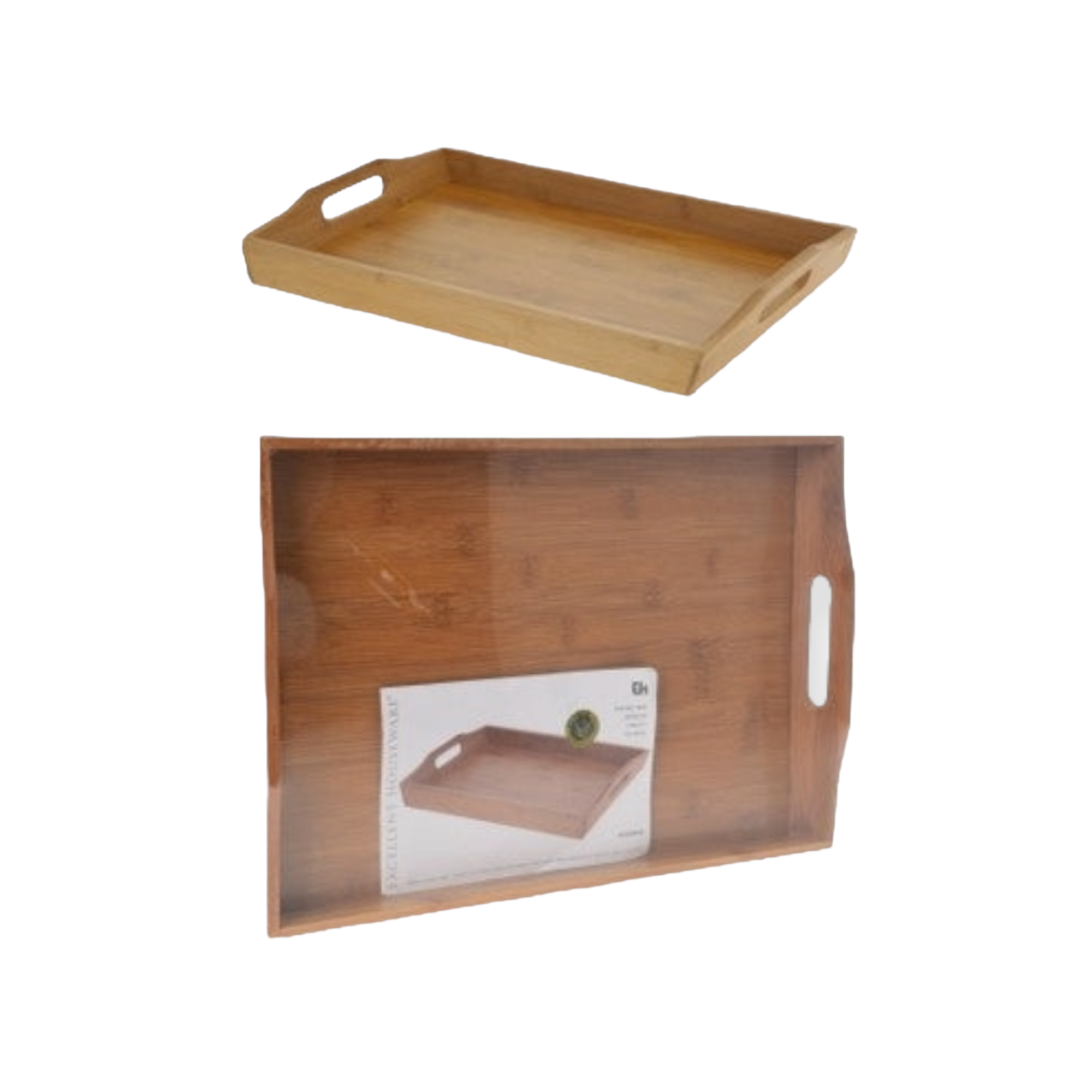 Serving Tray Bamboo Rectangular 5.5cm 21012