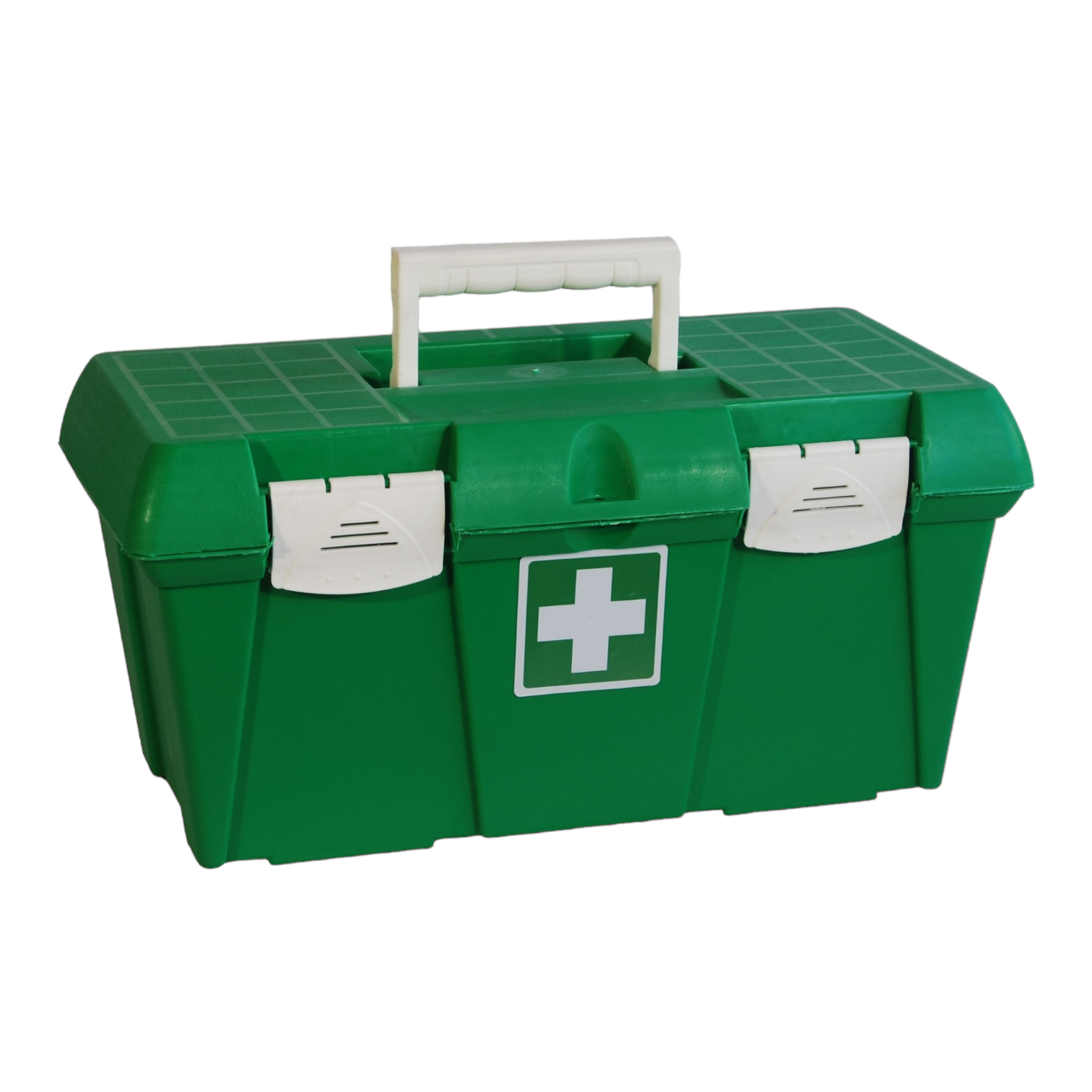 Plastic Medical Box 48cm with Tray Green RI0113WH