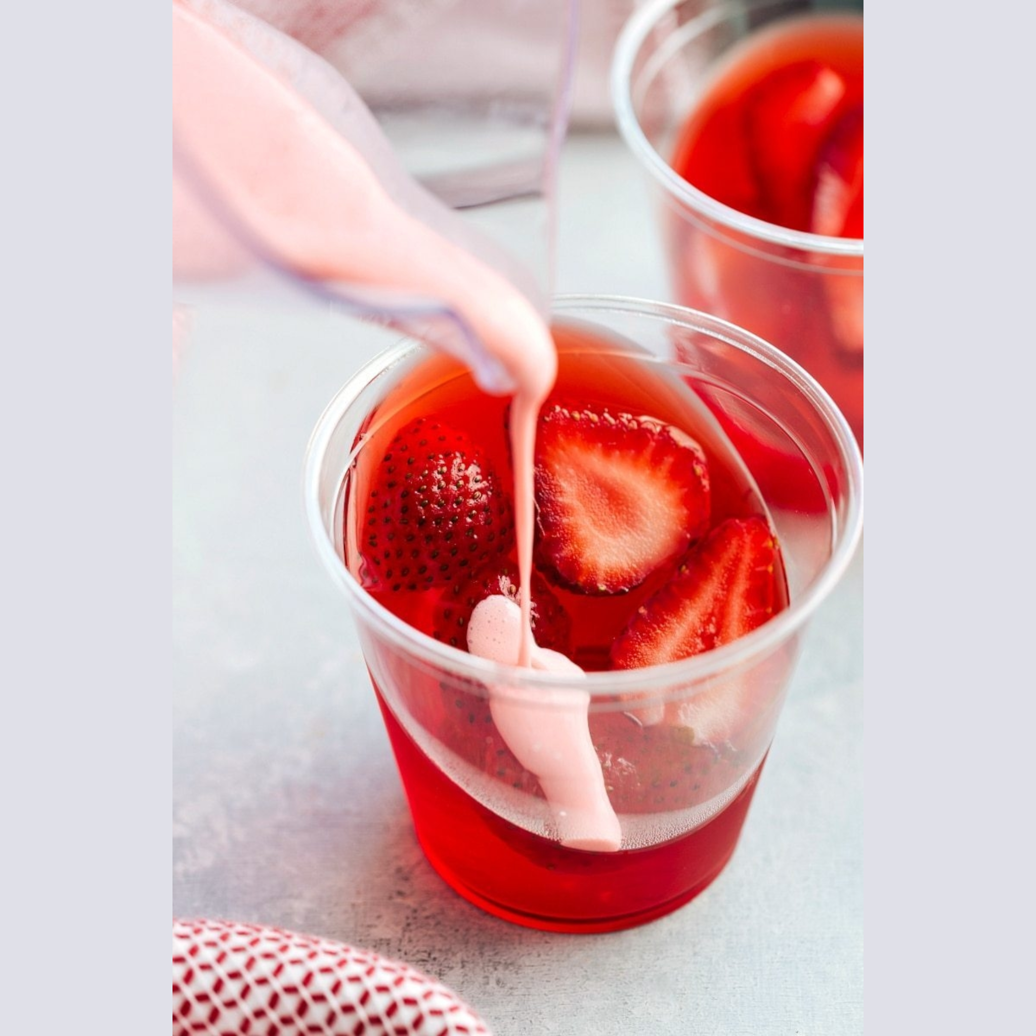 Acrylic Mini Dessert Cup 150ml with Lid 20pack