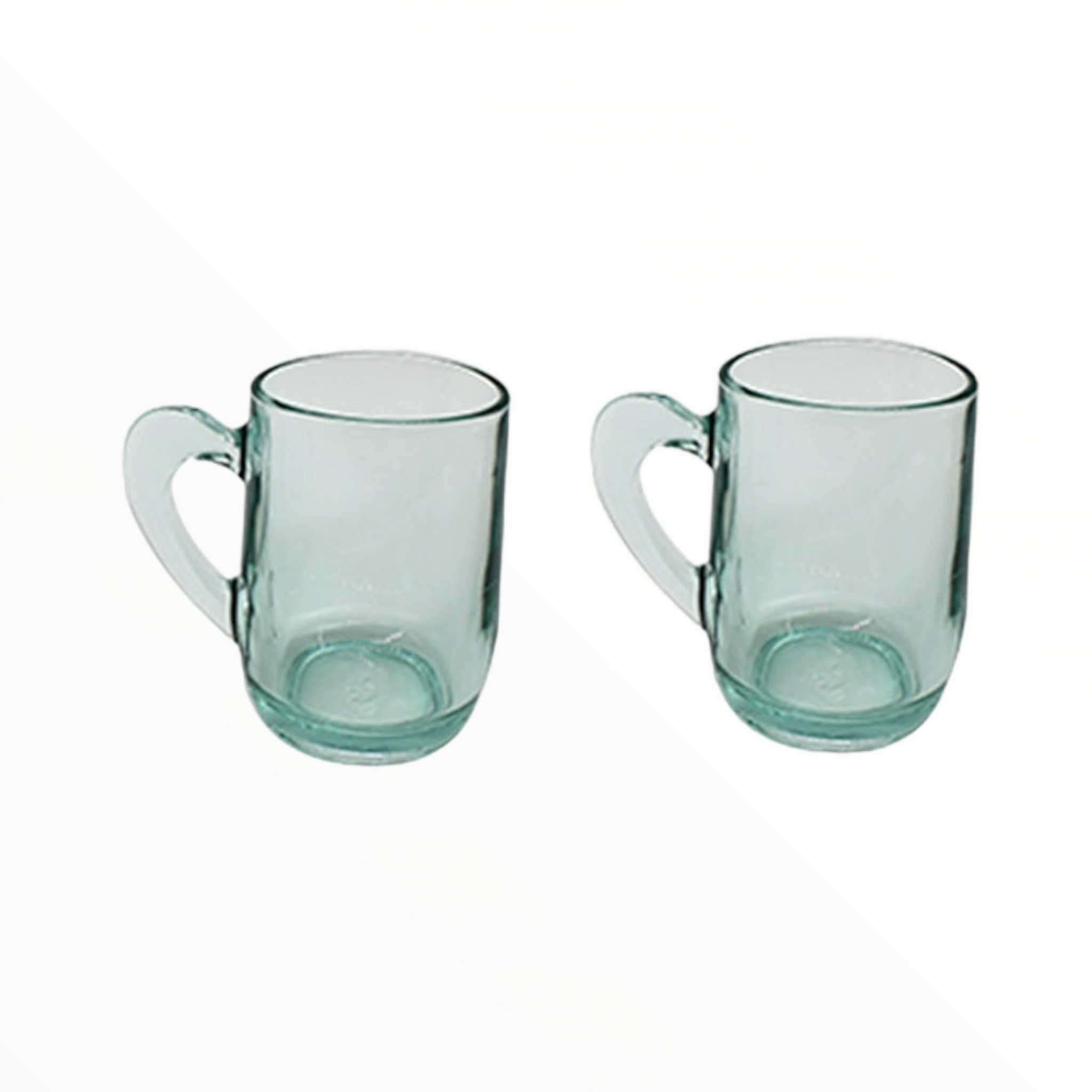 Pasabahce Glass Coffee Glass Mug 335ml Recycle 2pc 24208
