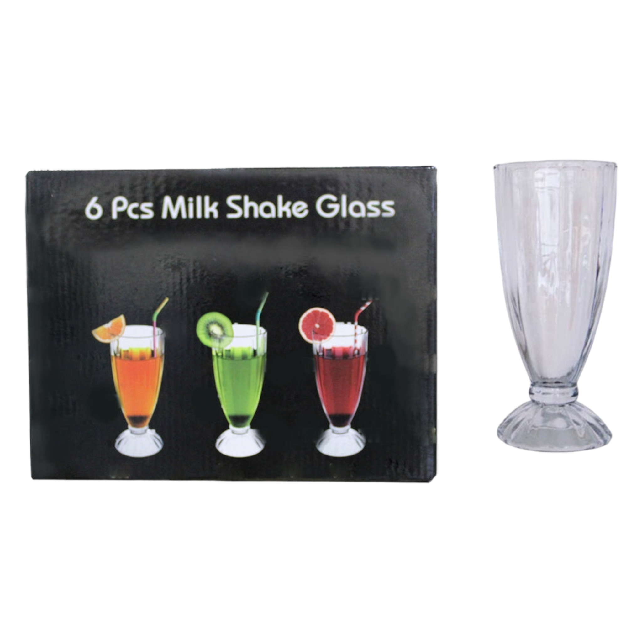 Totally Home Milkshake Glass 6pc Set 355ml TH21