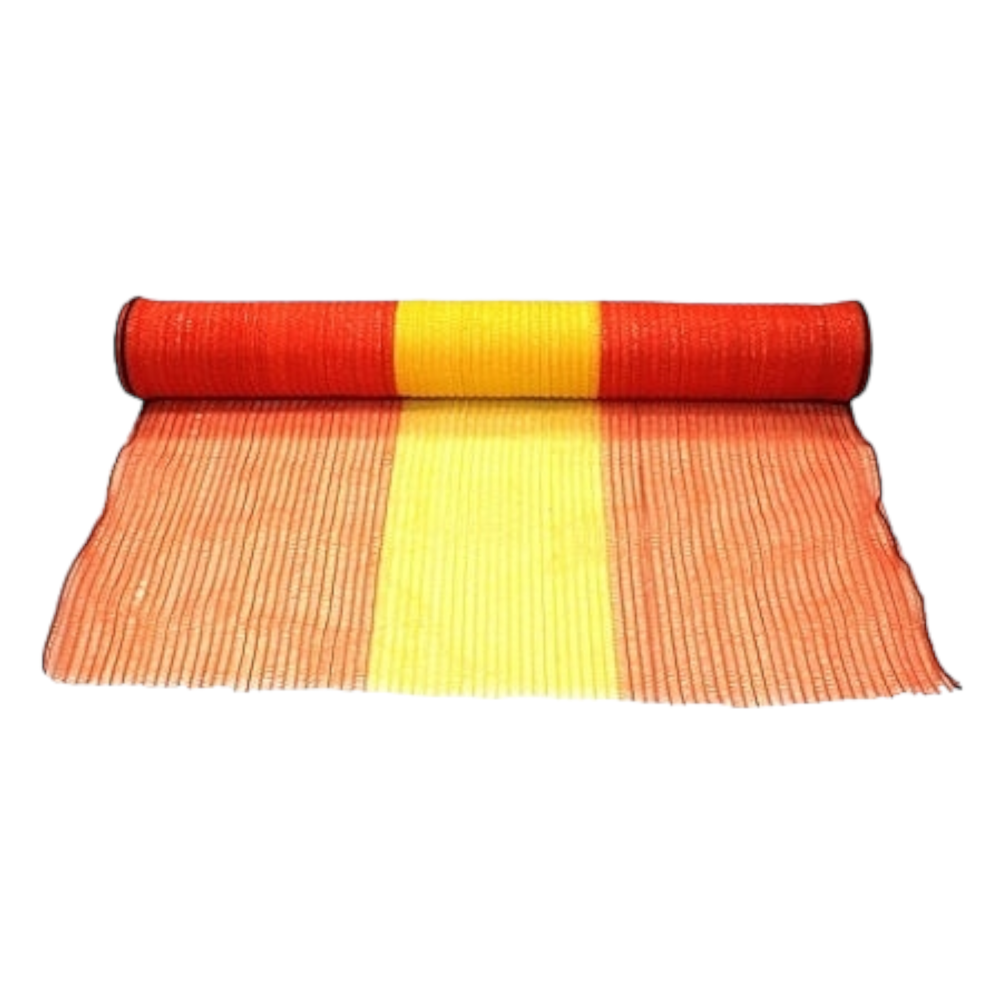 Barrier Fencing Yellow & Orange Woven Safety Net 1x1m