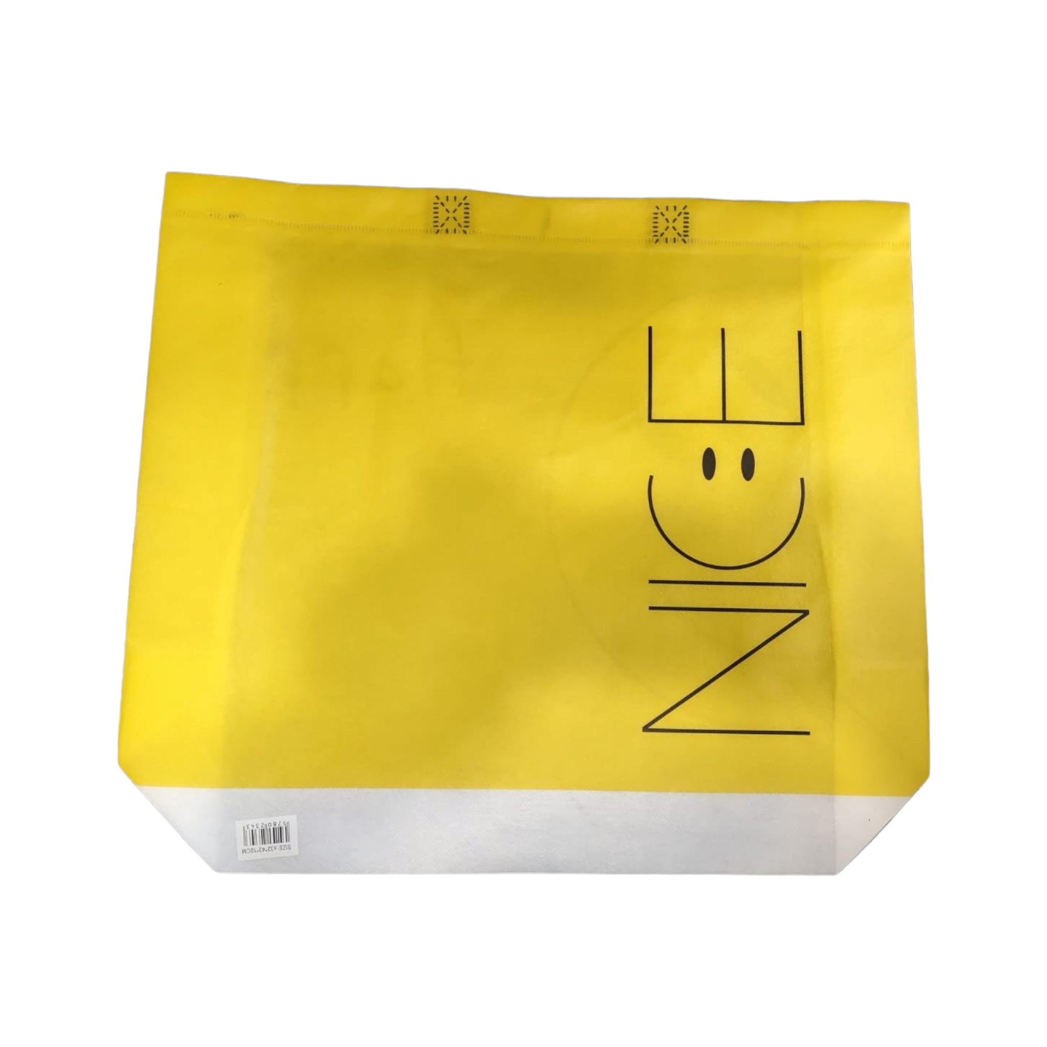 Non Woven Shopping Gift Bag Smilely Face 42x37x10cm