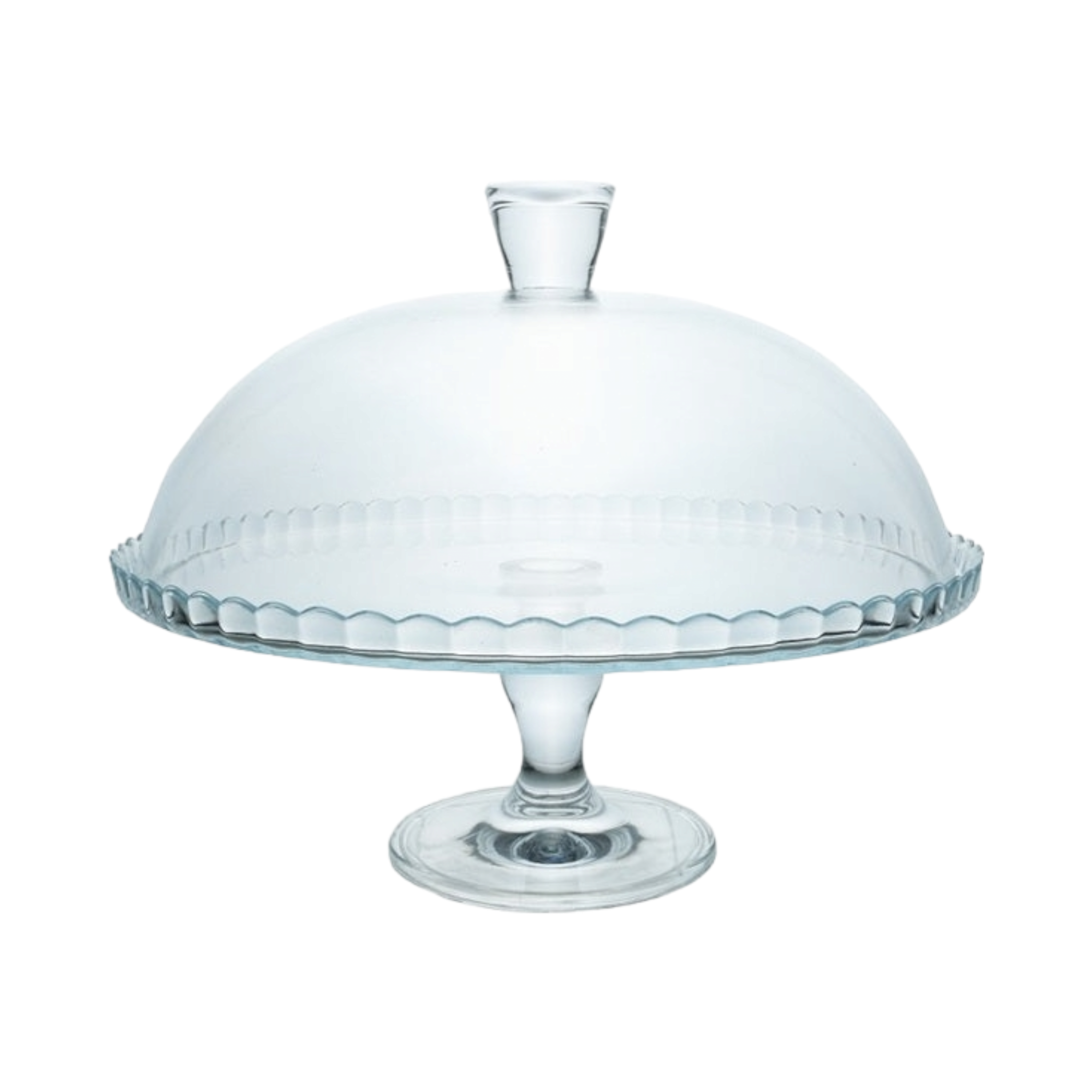 Pasabahce Patisserie Cake Dome 322mm with Serving Base Tray Footed Stand