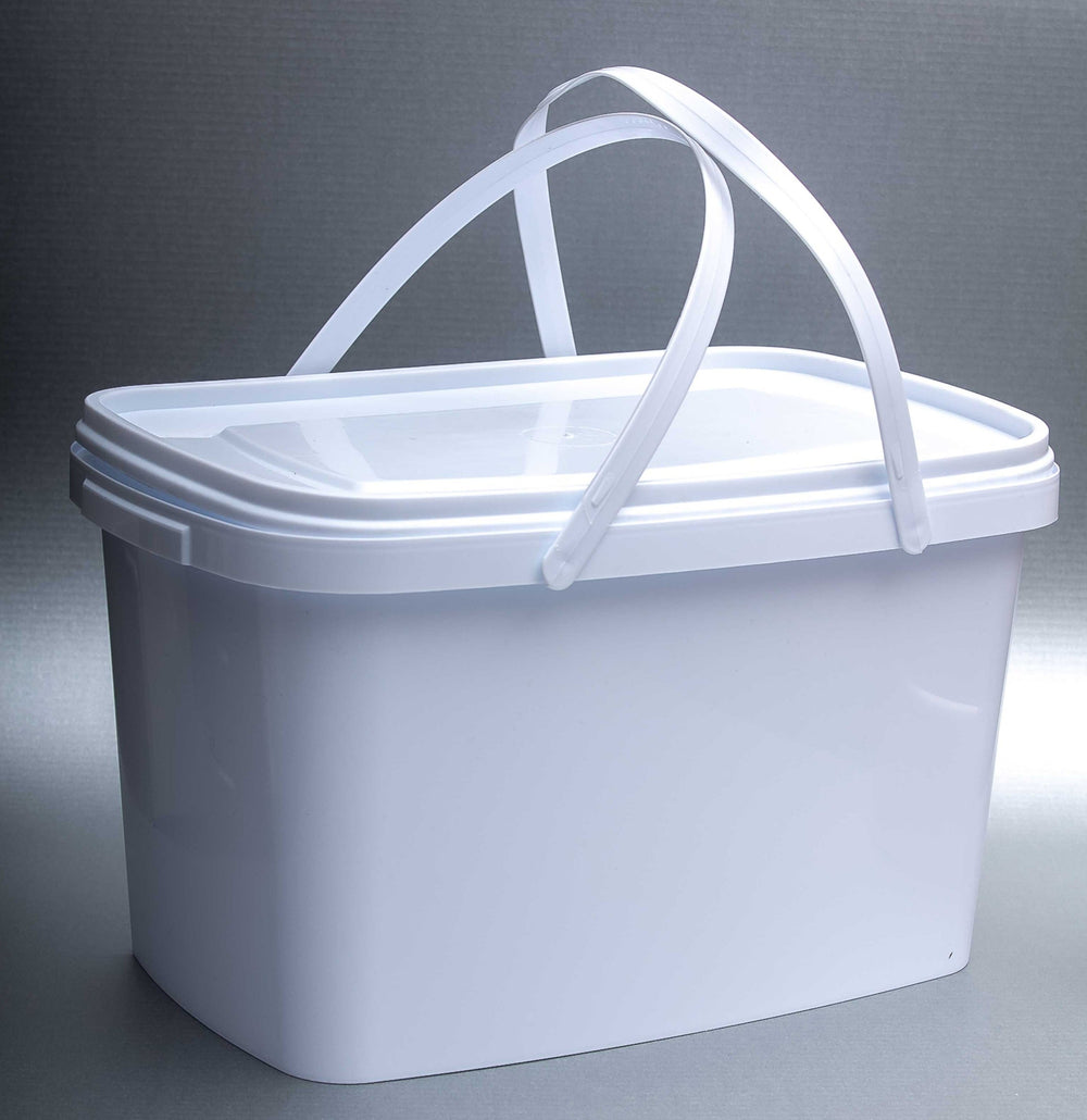 20L Bucket Rectangular Tamperproof with Handle and Lid