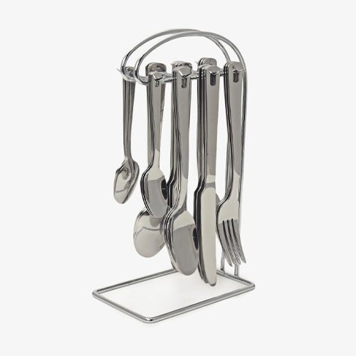 24pc Cutlery Set Hanging Stainless Steel SGN012-3