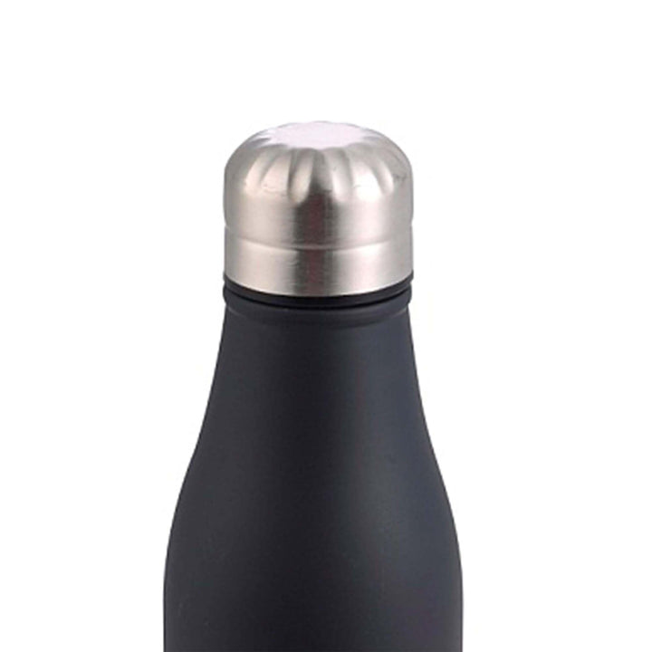 Bergner Sports Vacuum Flask 500ml Black Cola Bottle Stainless Steel SGN2188