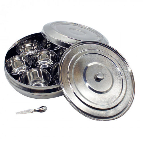 Masala Dabba Stainless Steel Belly Deluxe Spice Container SGN282