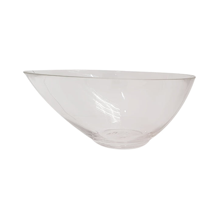 Glass Bowl Clear 12x27cm M1230 SGN389