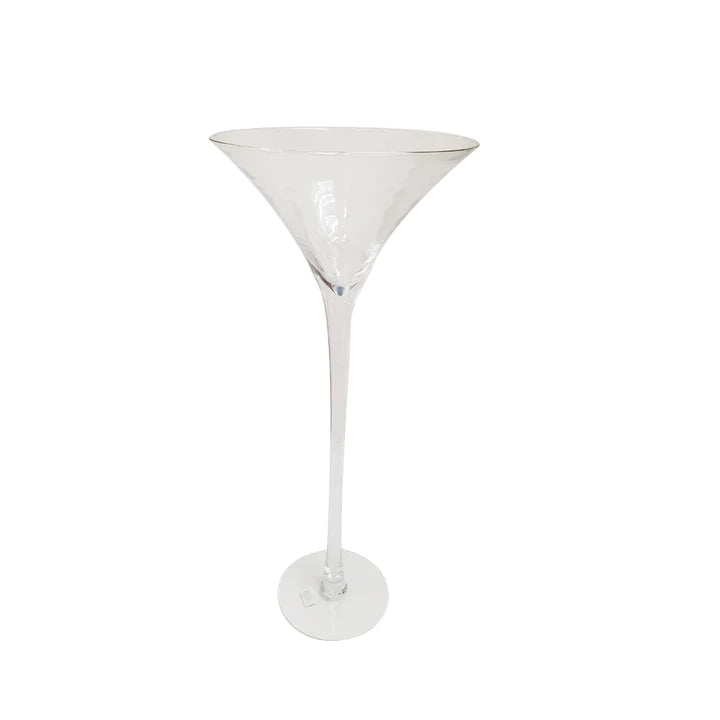 Glass Martini Flower Vase 70cm SGN548