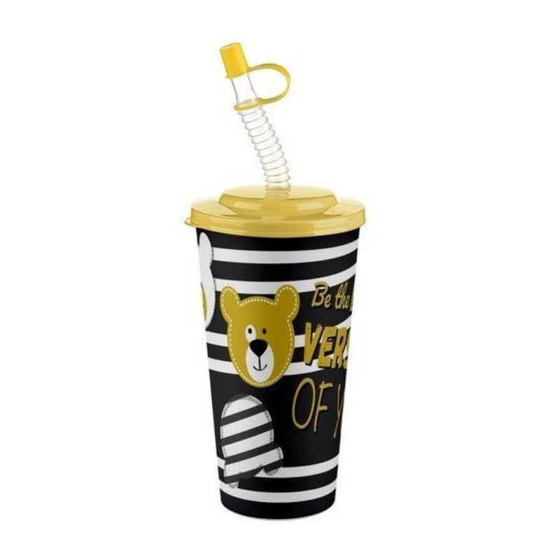 Titiz So Cute Smoothie Tumbler Cup 650ml with Straw and Lid
