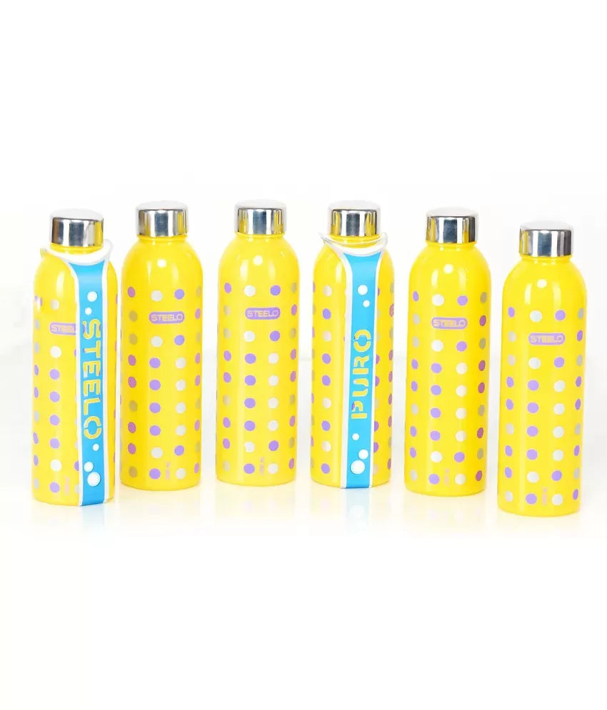 Sports Water Bottle 1000ml Steelo Puro