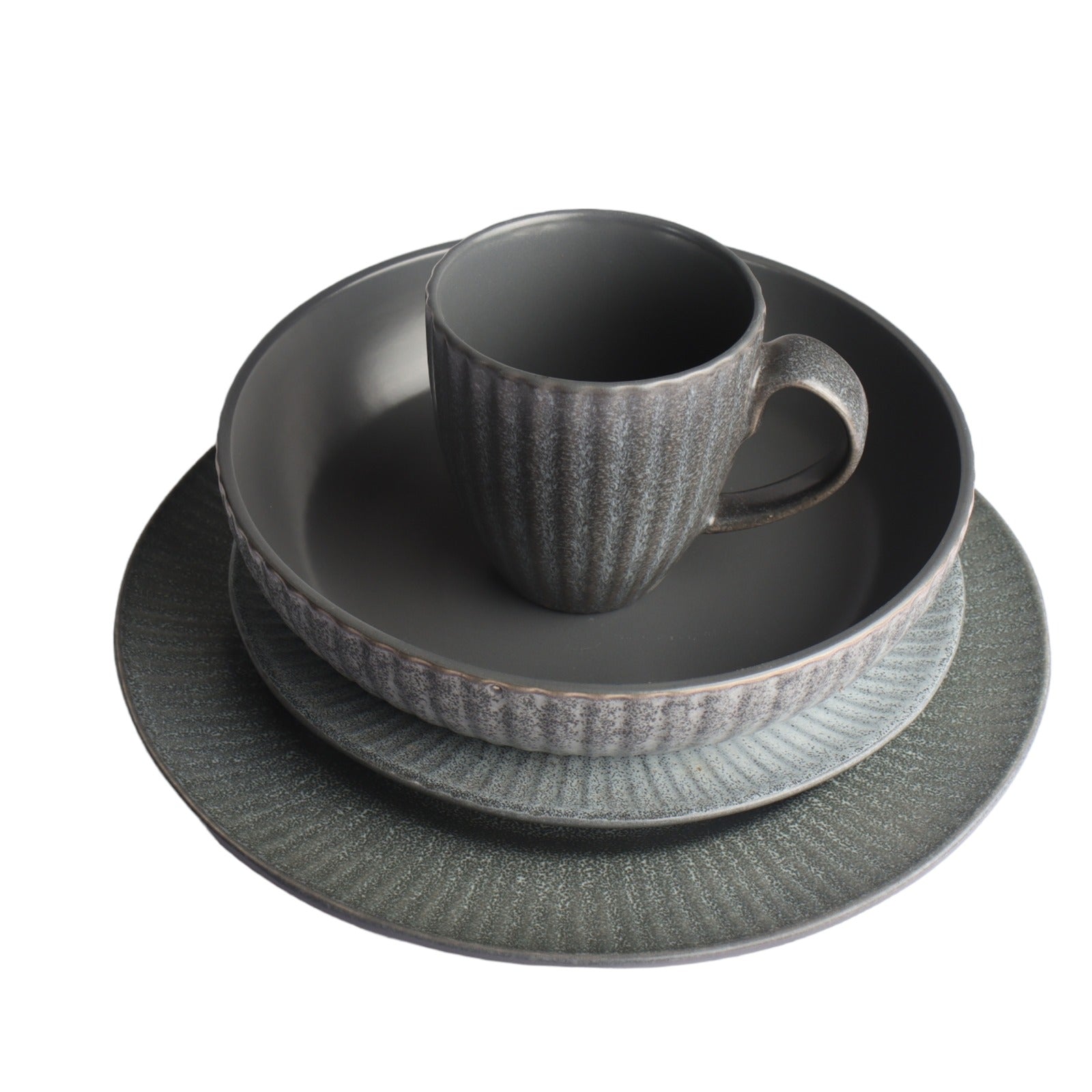 Ceramic Coffee Mug Embossed Reactive Design Colour SZL079-4