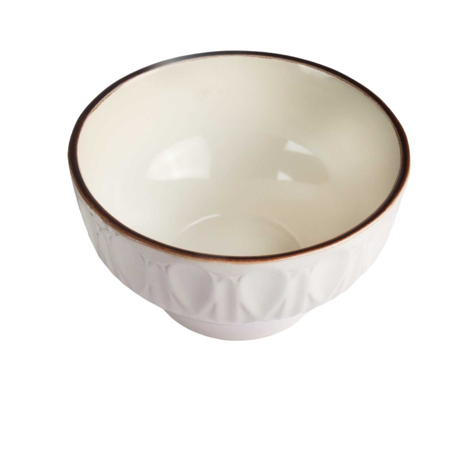 Dinner Bowl Embossed Reactive Design Colour SZL108-3