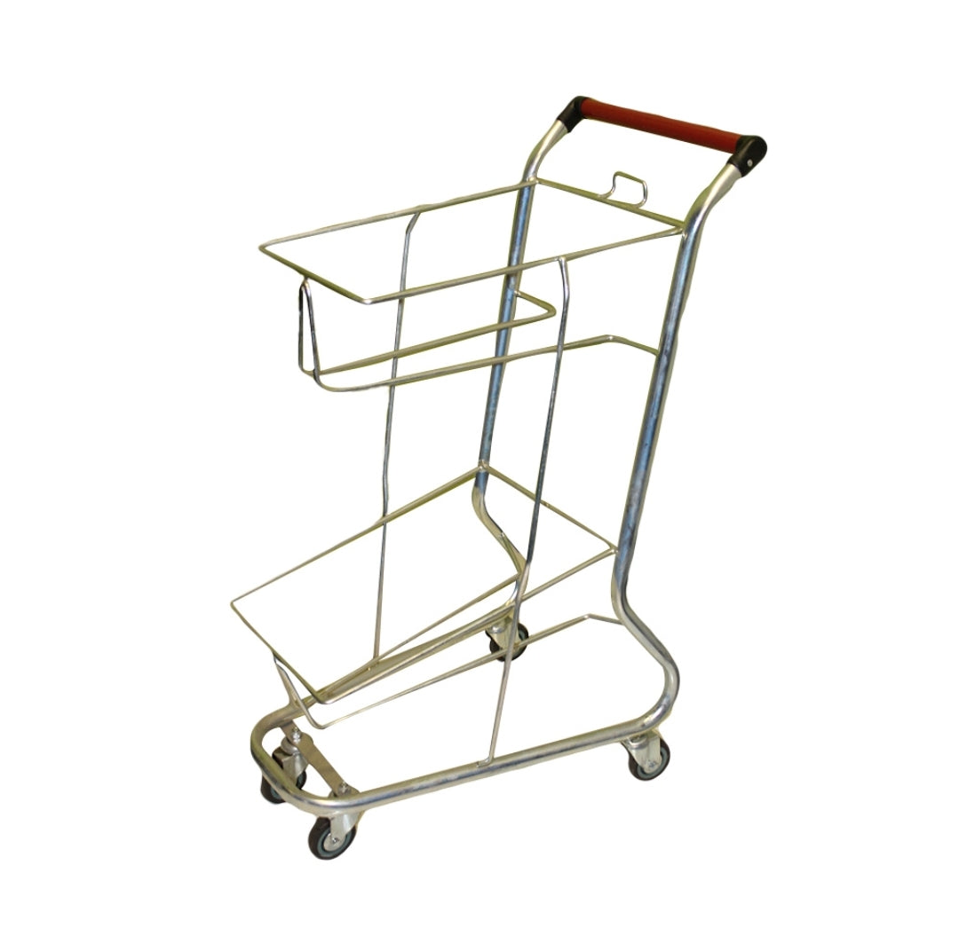 Shopping Trolley Double Basket