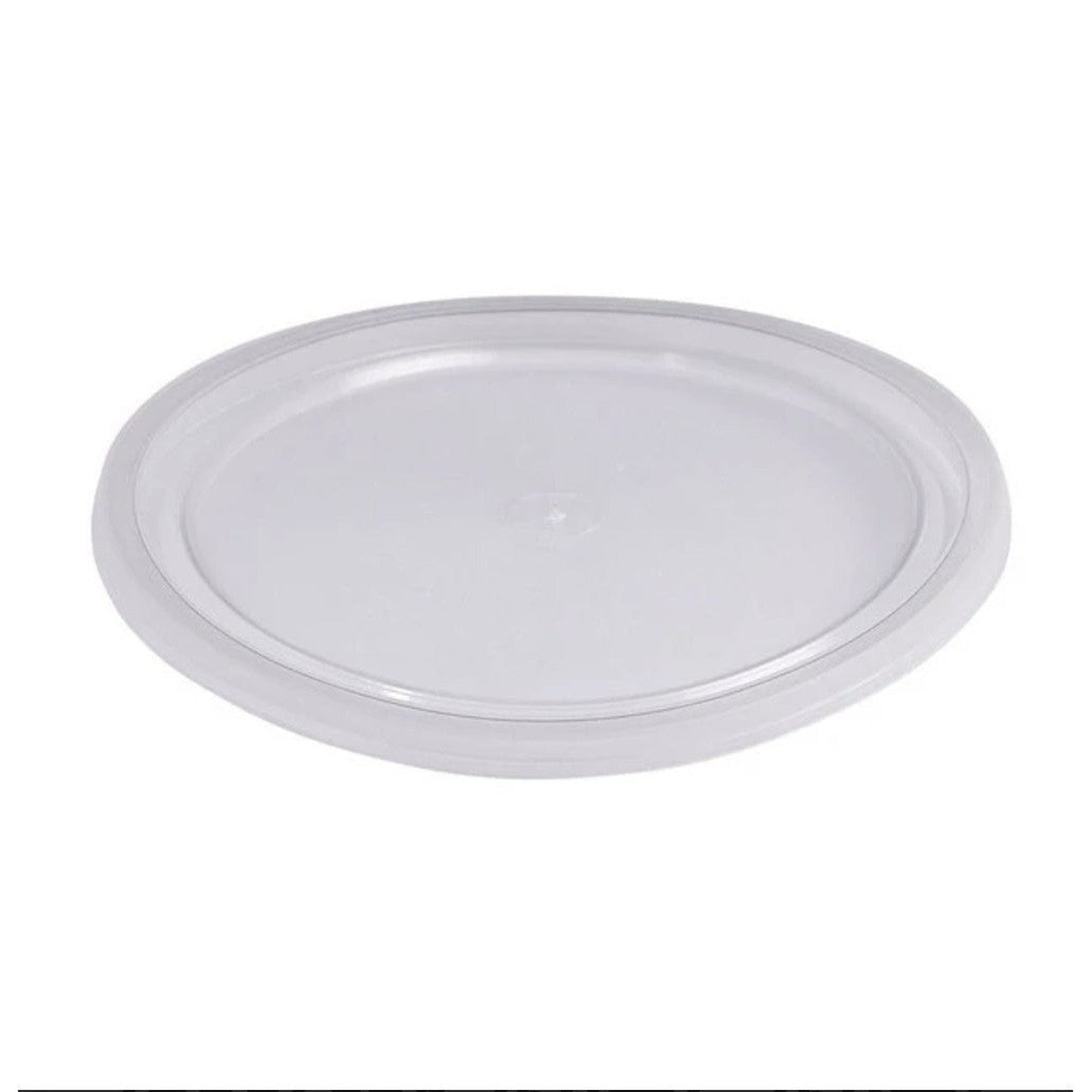 Disposable Lids for Plastic Budget D-Milky Tubs 100s - fits all sizes