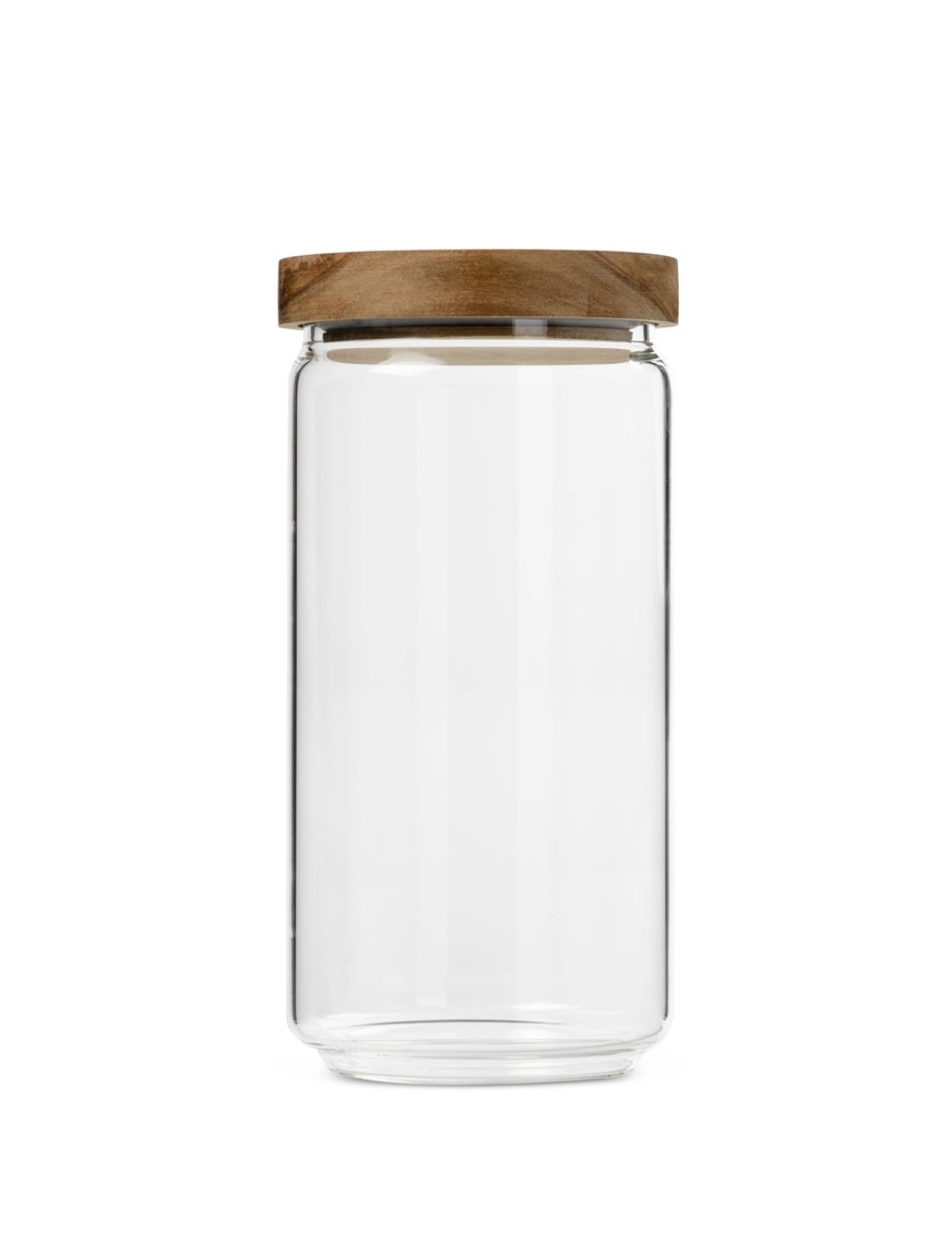 Glass Canister 2.2L with Wooden Lid Acacia 27058