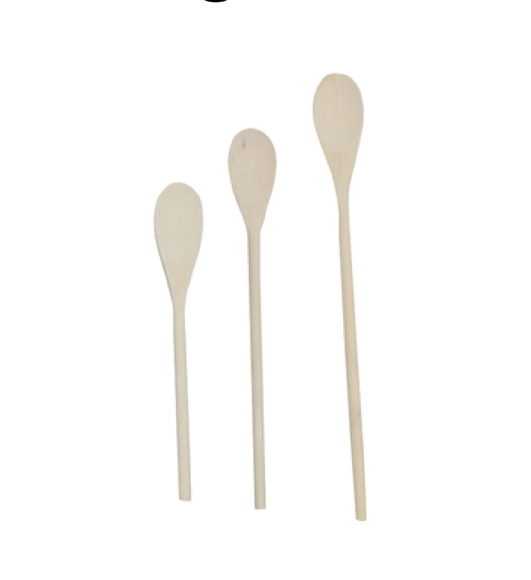 Wooden Spoon Set Wood 3pack 21015