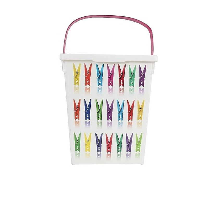 Plastic Canister for Clothes Pegs 12711