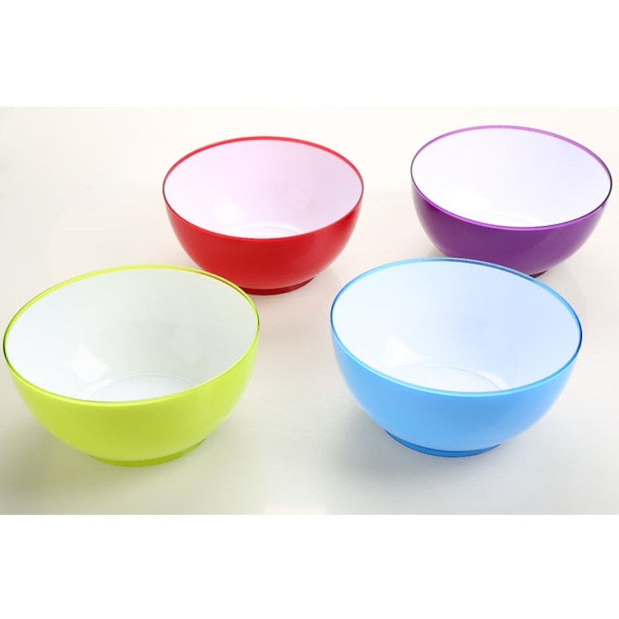 Continental Homeware Salad Bowl Two Tone Acrylic Assorted CH