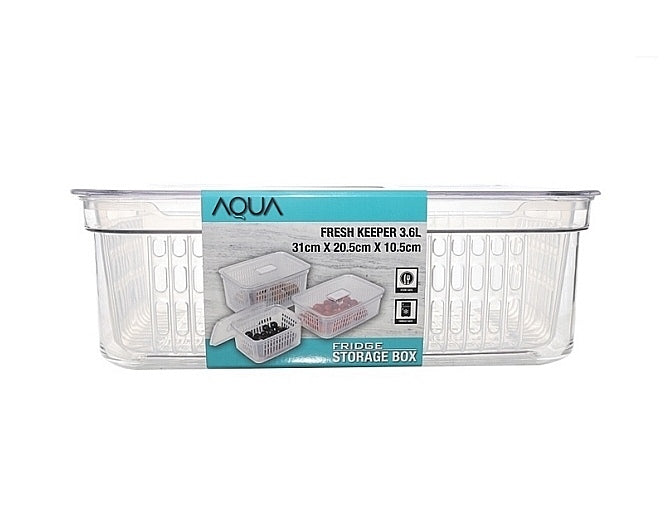 Aqua Fresh Keeper 3.6L Fridge Storage Box 10361