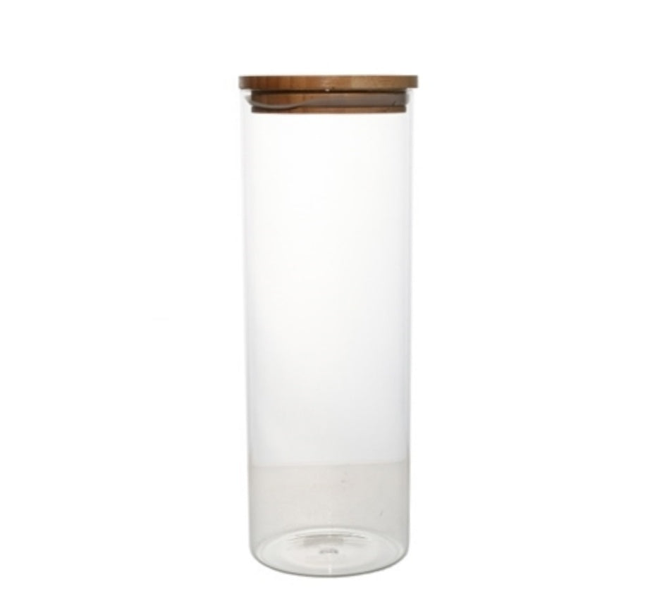 Glass Canister 1.8L with Bamboo Lid 27591
