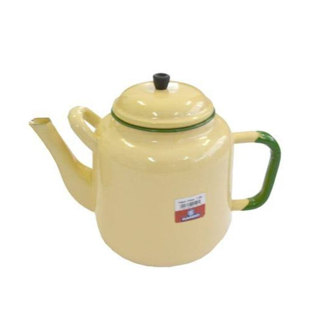 Kango Enamel Teapot 2.25L Kettle Cream CM12622