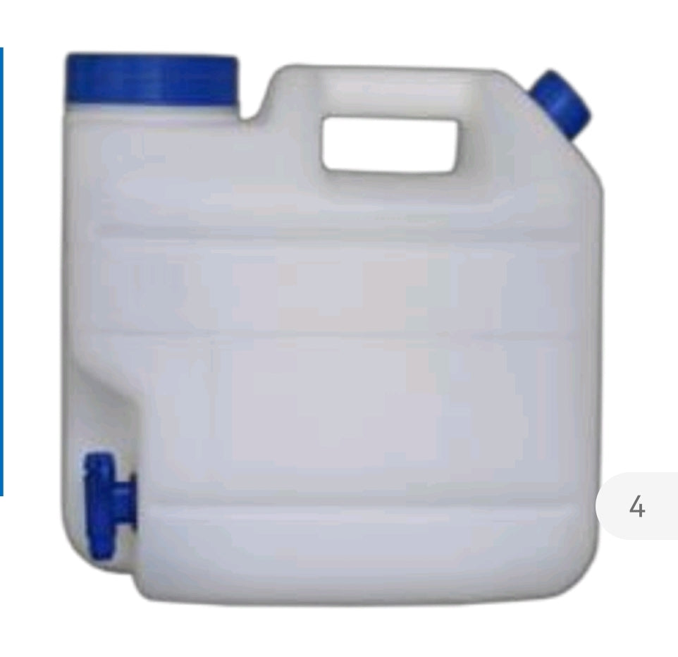 10L Jerry Can with Tap - Heavy Duty Water Container