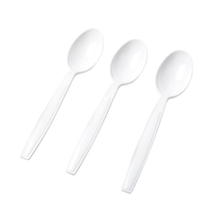 Disposable Teaspoons White 100s