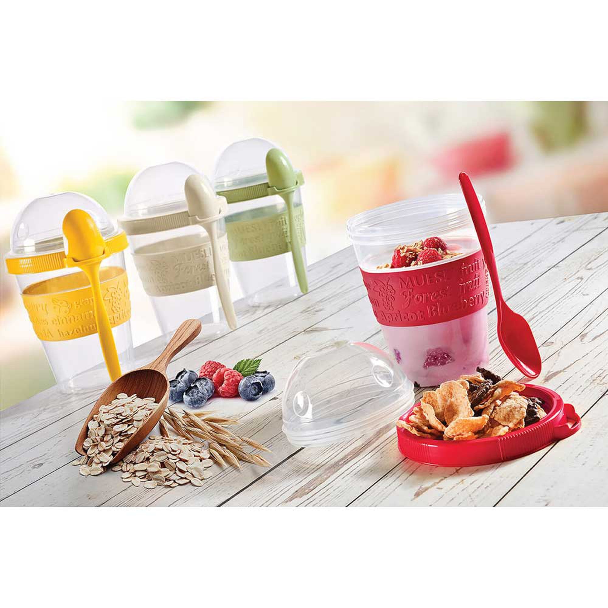 Titiz Take 'N Go Yoghurt Cup 600ml Cereal on the Go Container AP-9199