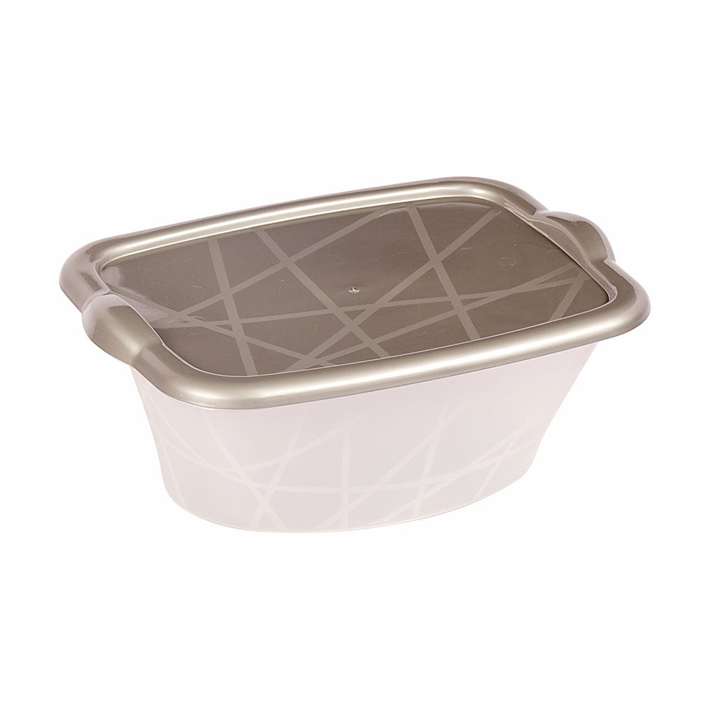 Universal Rectangular Bowl Large 21.5L with Lid Contour Housewares Buzz