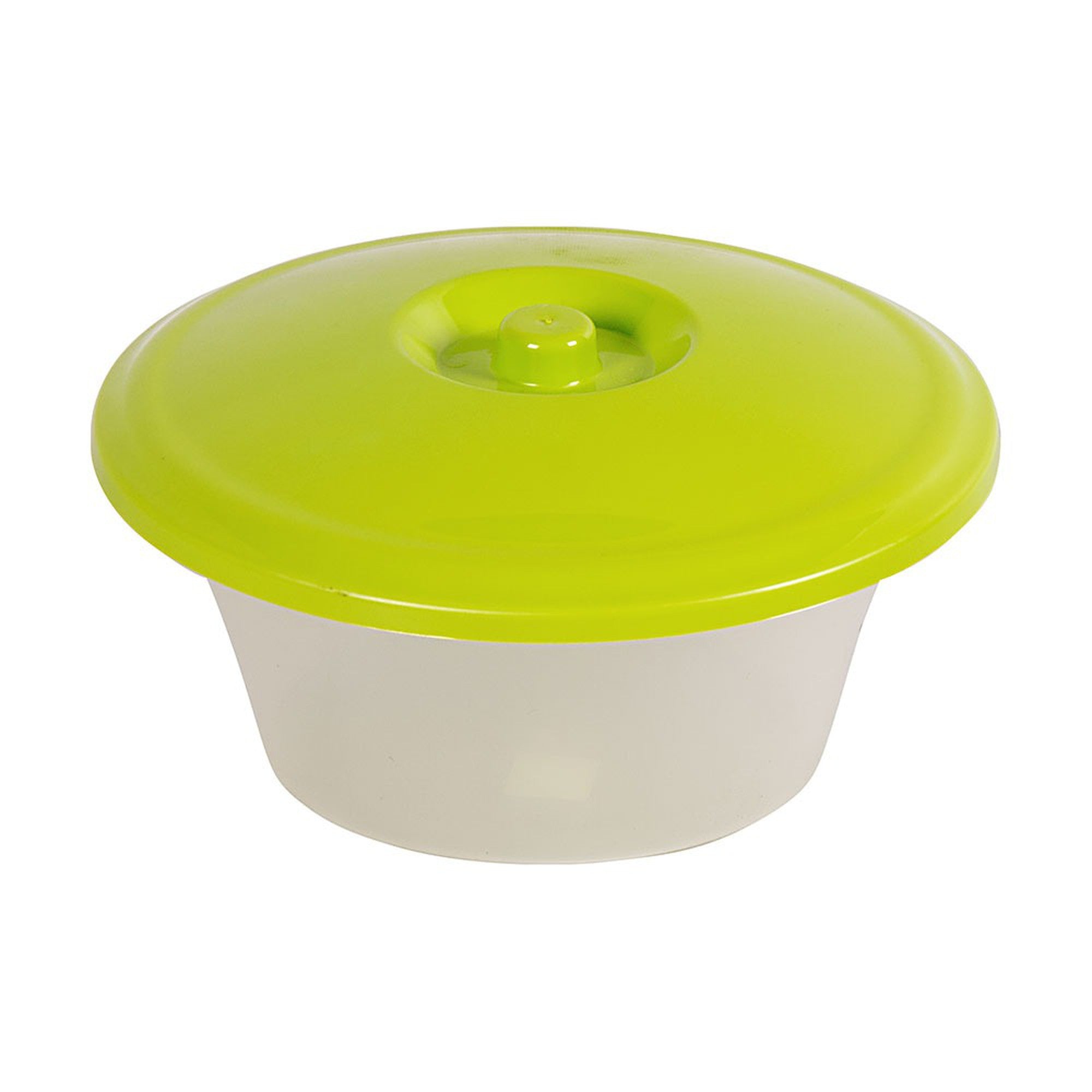 Contour Housewares 3.5L Universal Plastic Round Bowl Medium with Lid Buzz