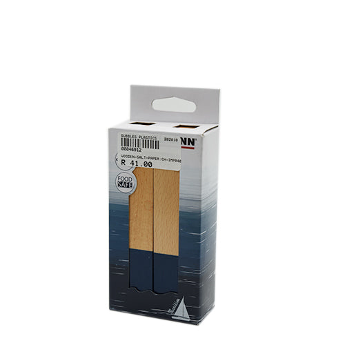 Continental Homeware Wooden Salt Pepper Set IMP040