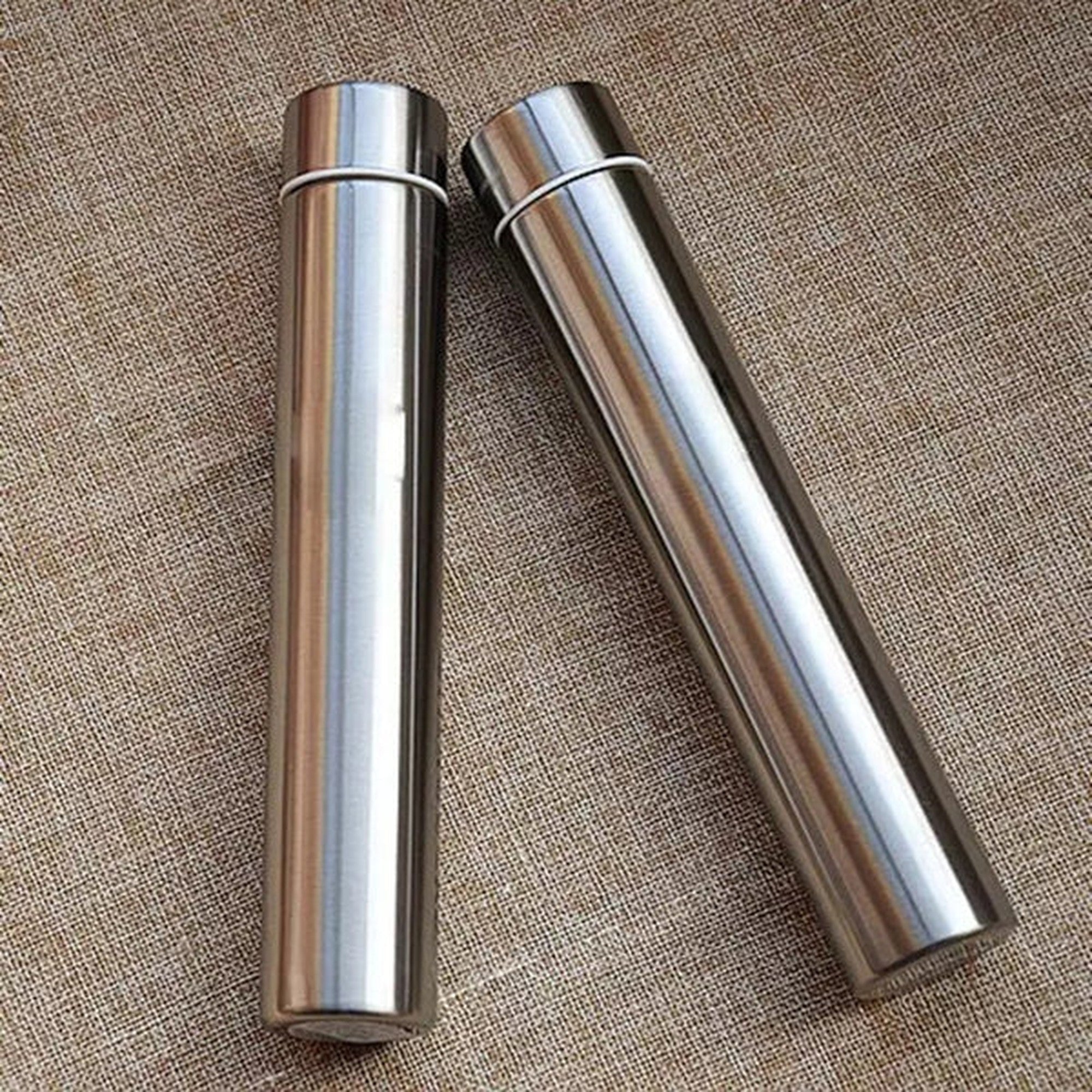 Vacuum Thermal Flask ±280ml Stainless Steel Silver Slimline