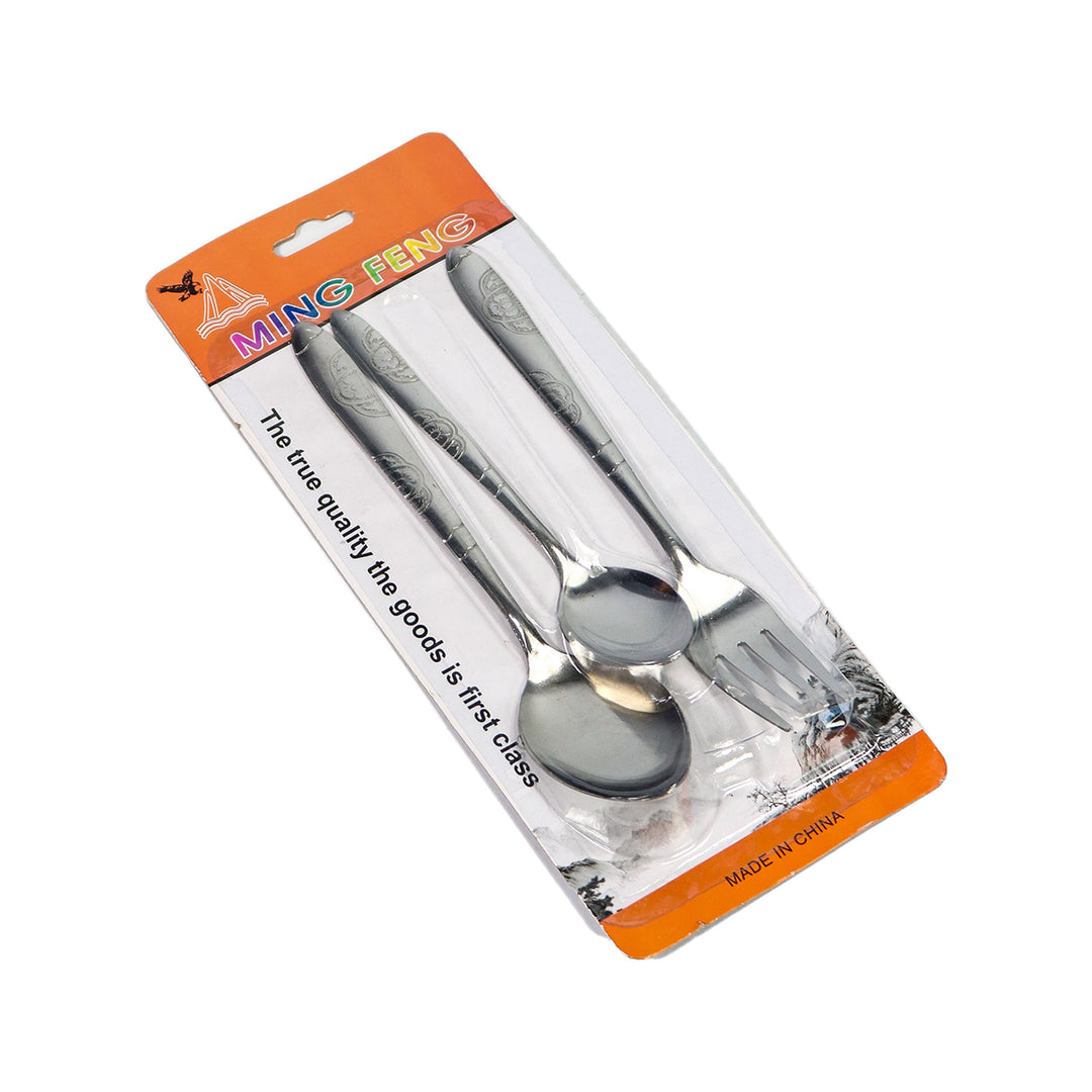 Cutlery Set 3pc Stainless Steel