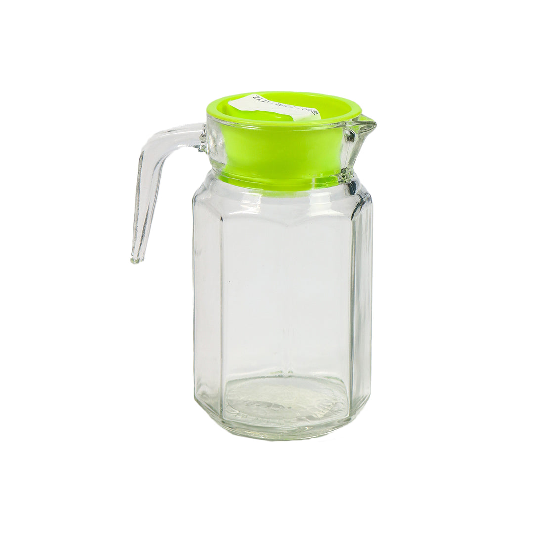 Glass Fridge Water Jug 500ml with Plastic Lid