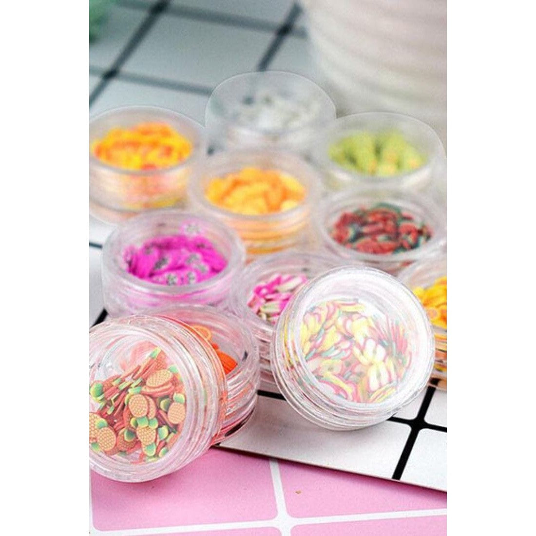 20g Acrylic Cosmetic Container Plastic Jar with Lid Crystal Clear 3pack