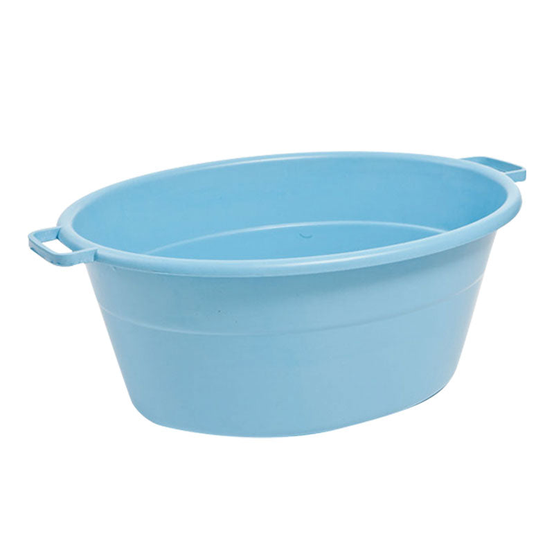 90L Plastic Oval Basin Tub with Handle