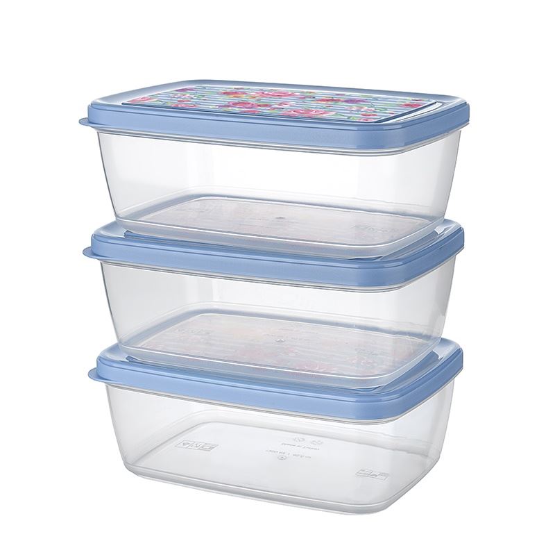 Titiz Plastic Storage Box Set Aria 3 Pack 1200ml AP-9258